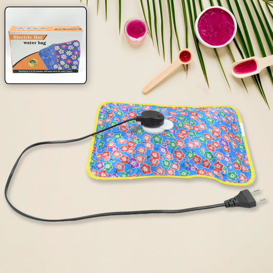 Electric Hot Water Bag for soothing pain relief, a front view.