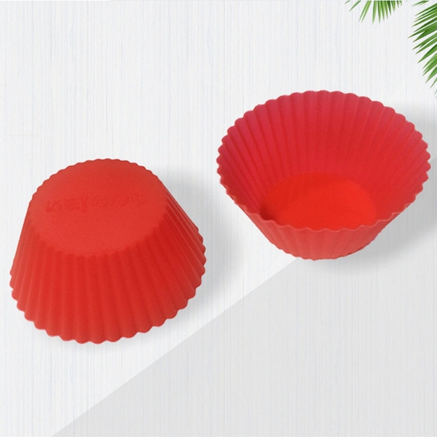 Easy-release silicone baking molds, making cleanup effortless after use.