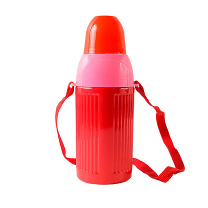 Side view of the compact 500ml insulated water bottle, emphasizing its sleek design.