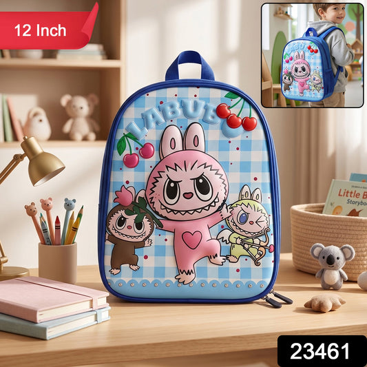 Colorful cartoon printed kids backpack, perfect for kindergarten students